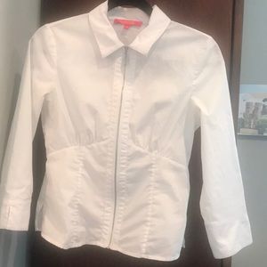 Catherine by Catherine Malandrino zip collared top